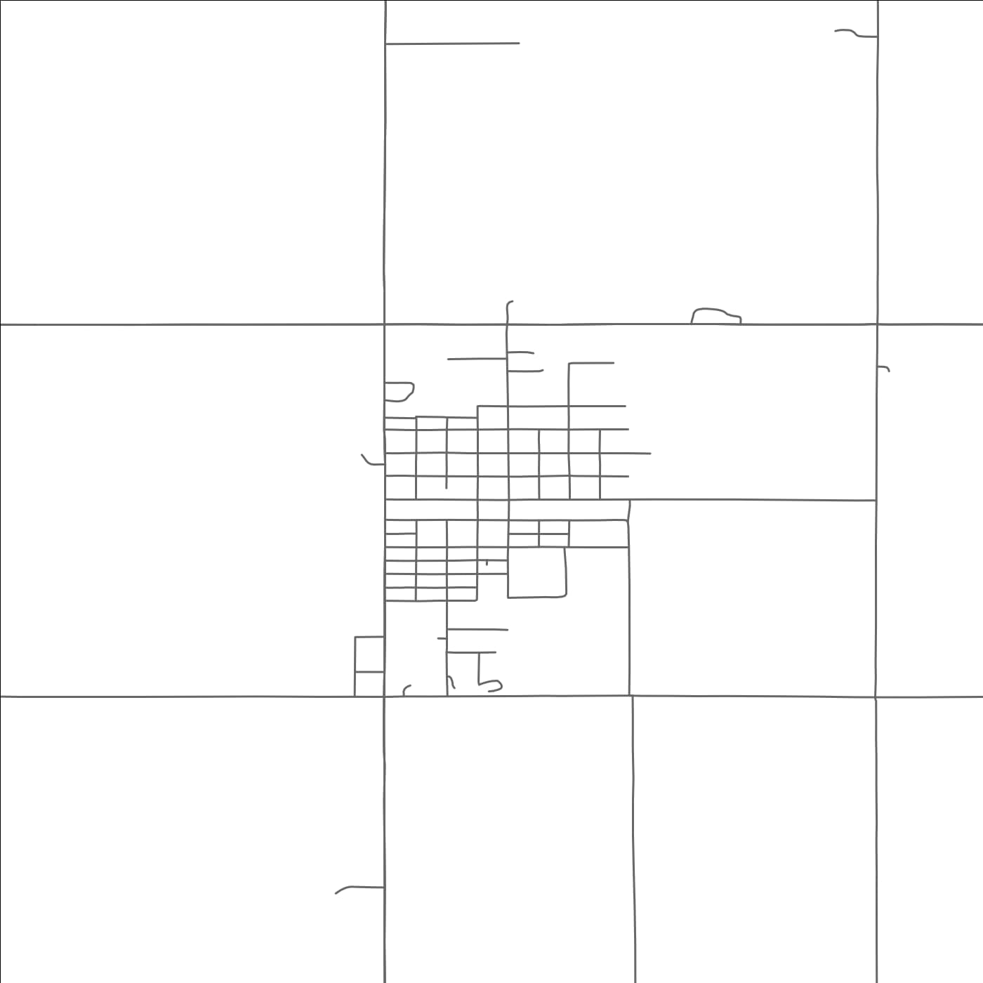 ROAD MAP OF UTICA, NEBRASKA BY MAPBAKES