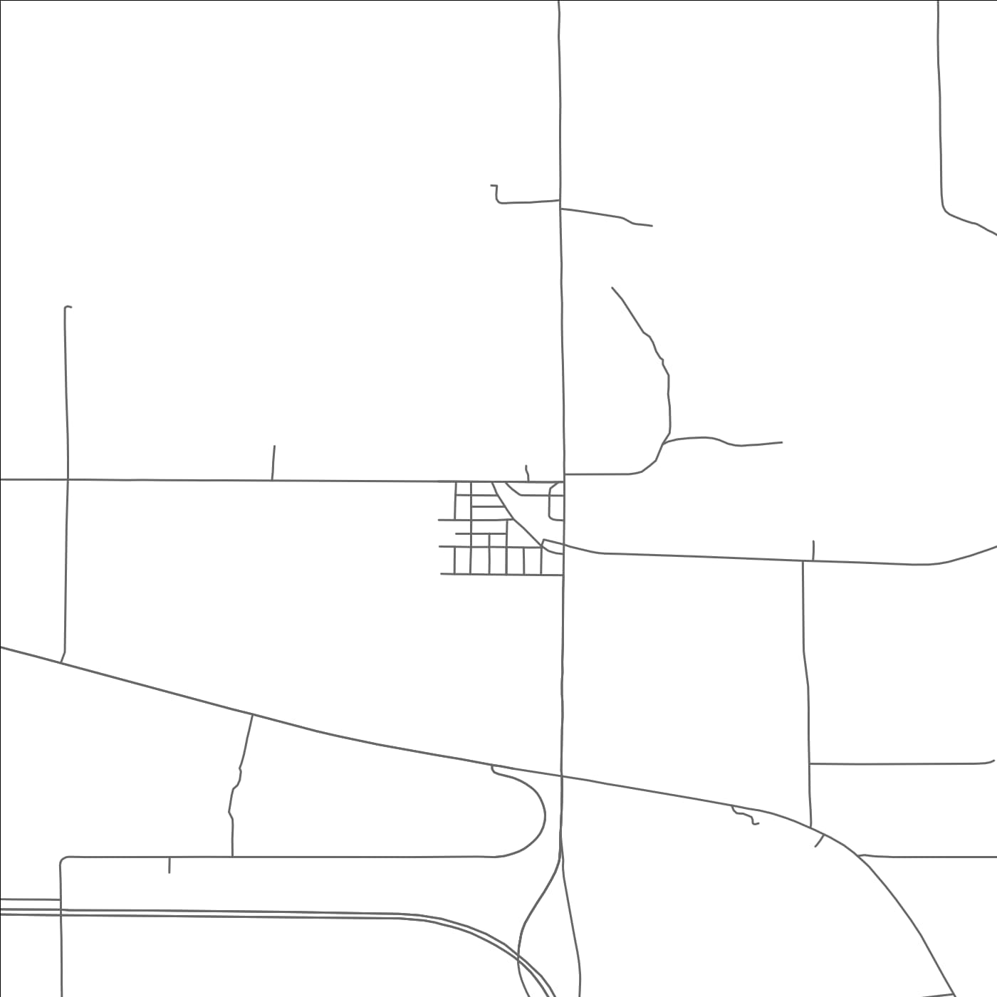 ROAD MAP OF WINSLOW, NEBRASKA BY MAPBAKES