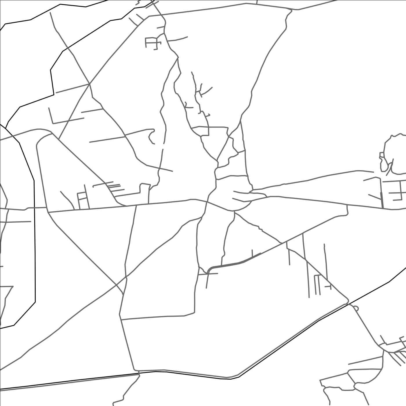ROAD MAP OF TOPI, PAKISTAN BY MAPBAKES