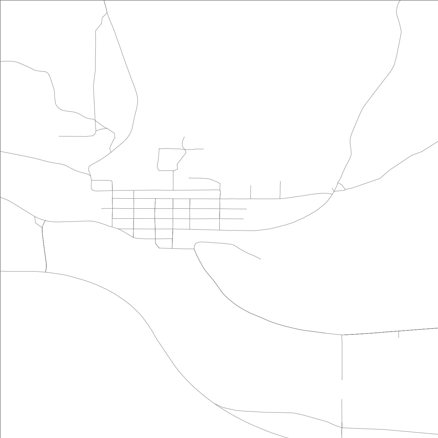 ROAD MAP OF WILSON CREEK, WASHINGTON BY MAPBAKES