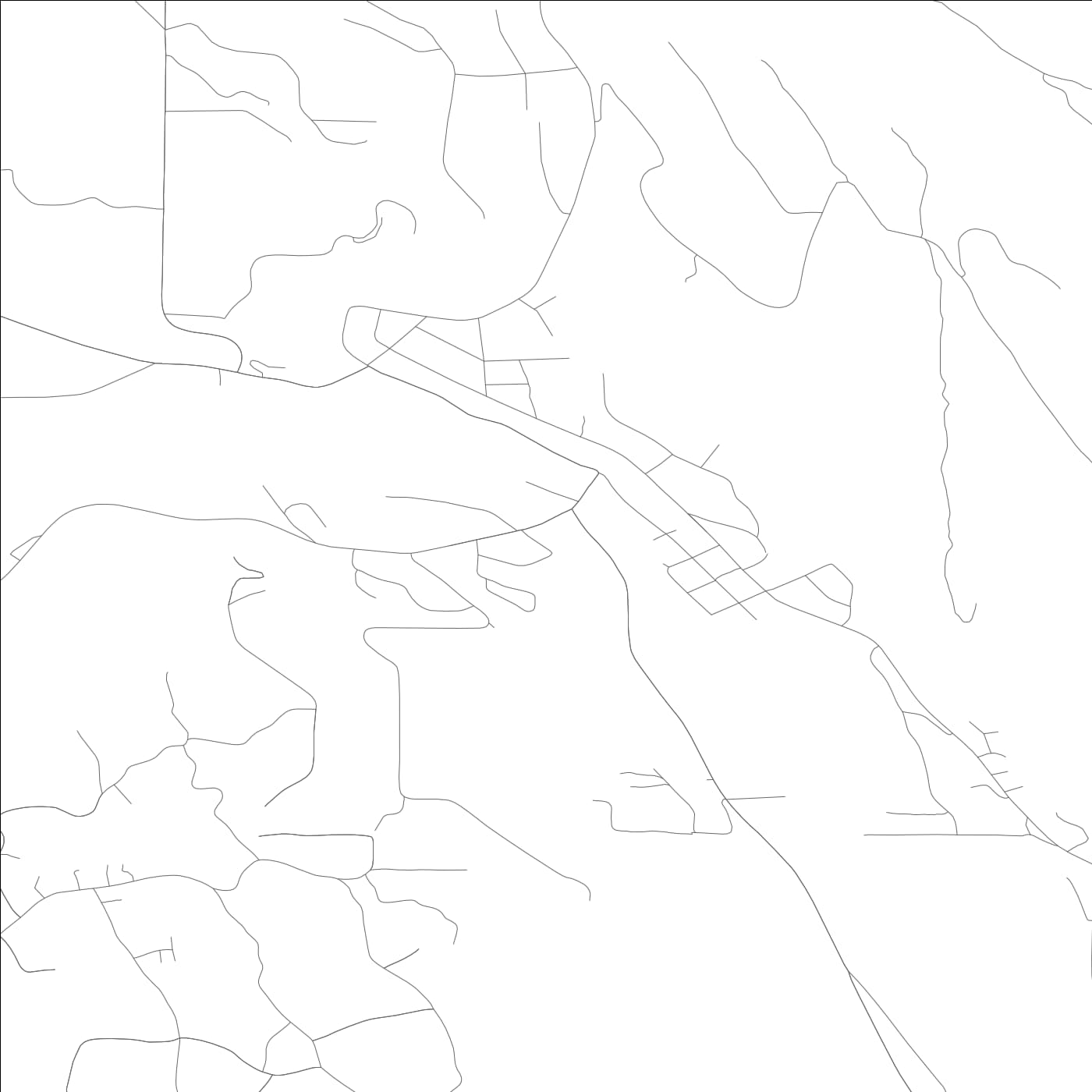 ROAD MAP OF WINTHROP, WASHINGTON BY MAPBAKES