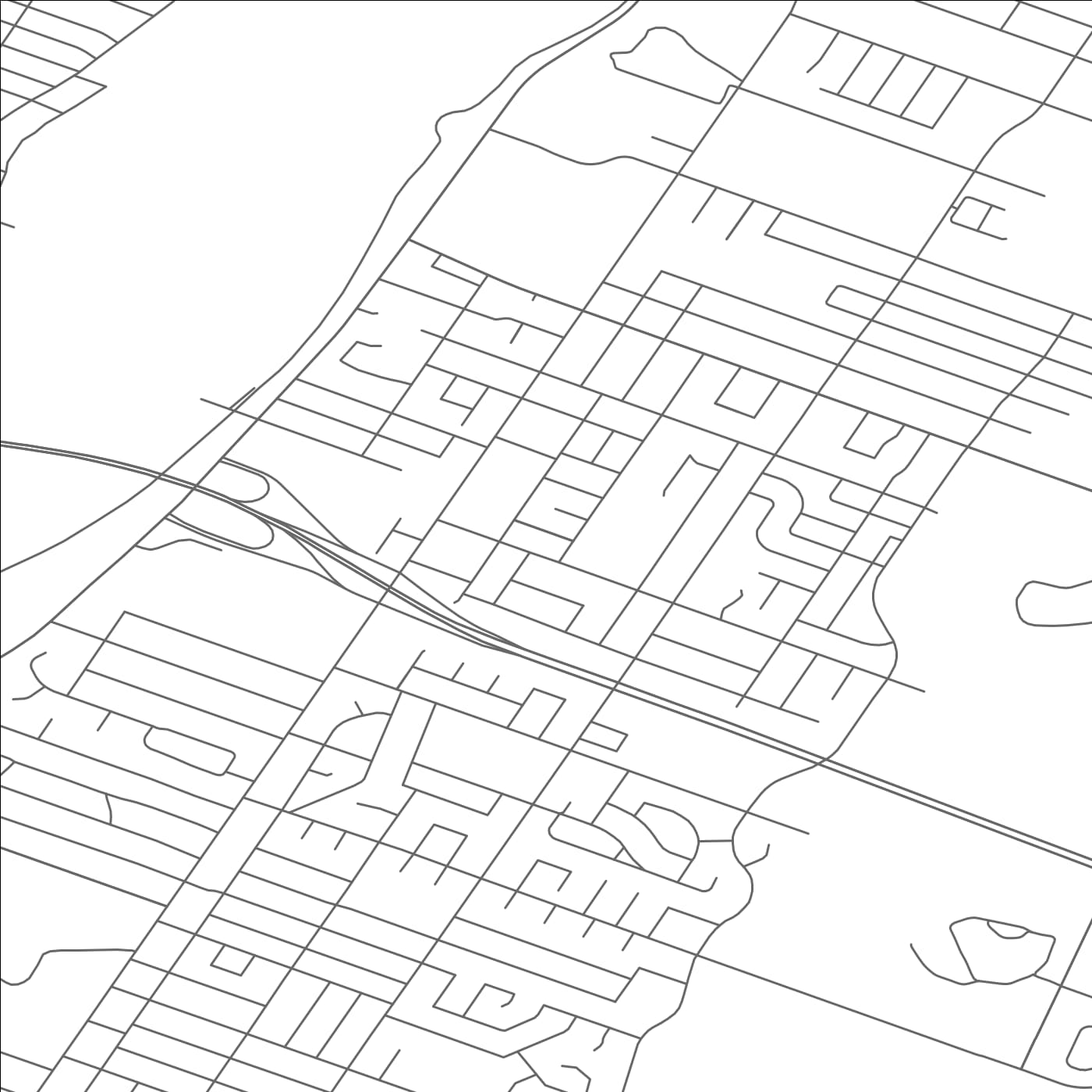 ROAD MAP OF ALLOUEZ, WISCONSIN BY MAPBAKES
