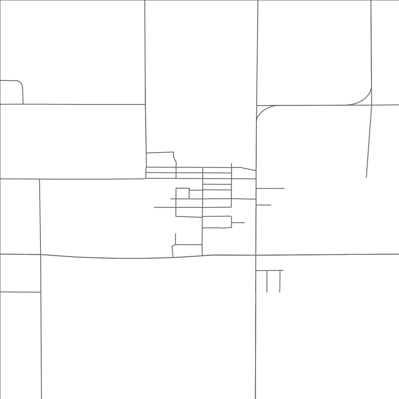 ROAD MAP OF ALMENA, WISCONSIN BY MAPBAKES