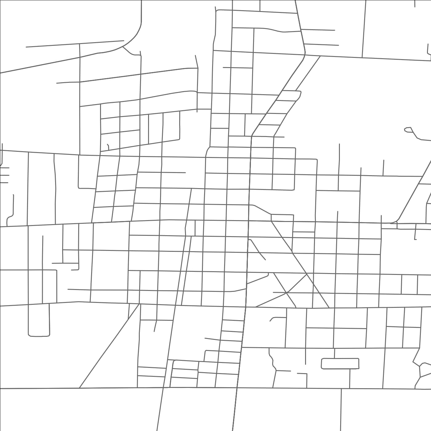 ROAD MAP OF ANTIGO, WISCONSIN BY MAPBAKES