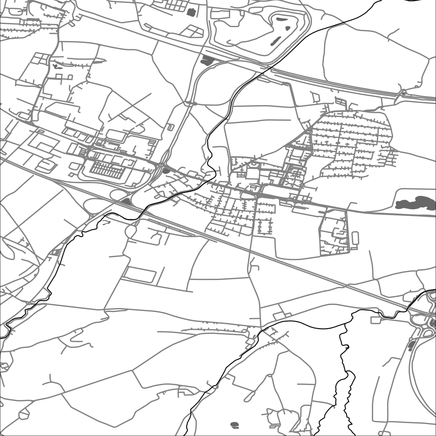 ROAD MAP OF ASTEN, AUSTRIA BY MAPBAKES