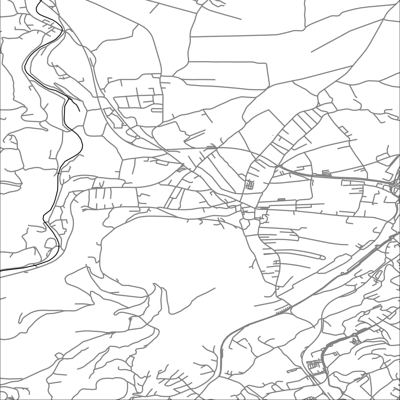 ROAD MAP OF PINSDORF, AUSTRIA BY MAPBAKES