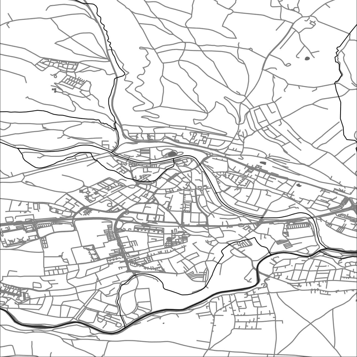 ROAD MAP OF VOCKLABRUCK, AUSTRIA BY MAPBAKES