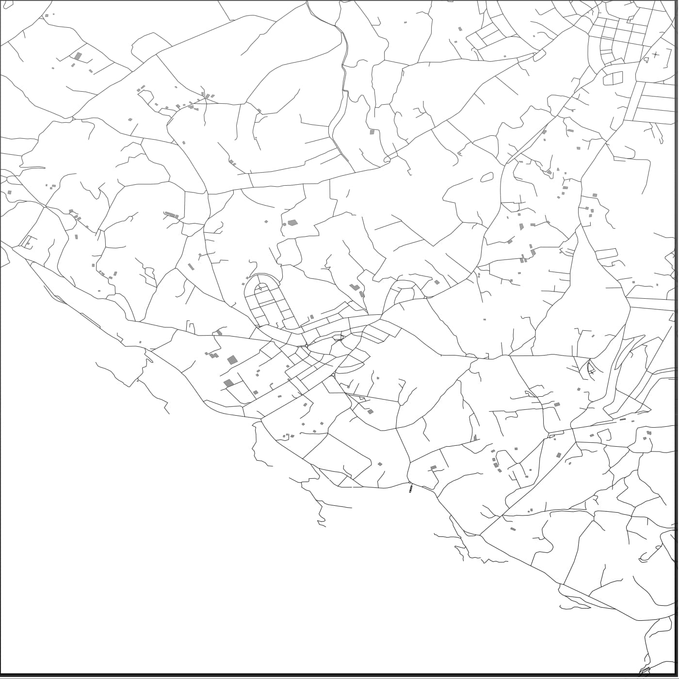 ROAD MAP OF DINGLI, MALTA BY MAPBAKES