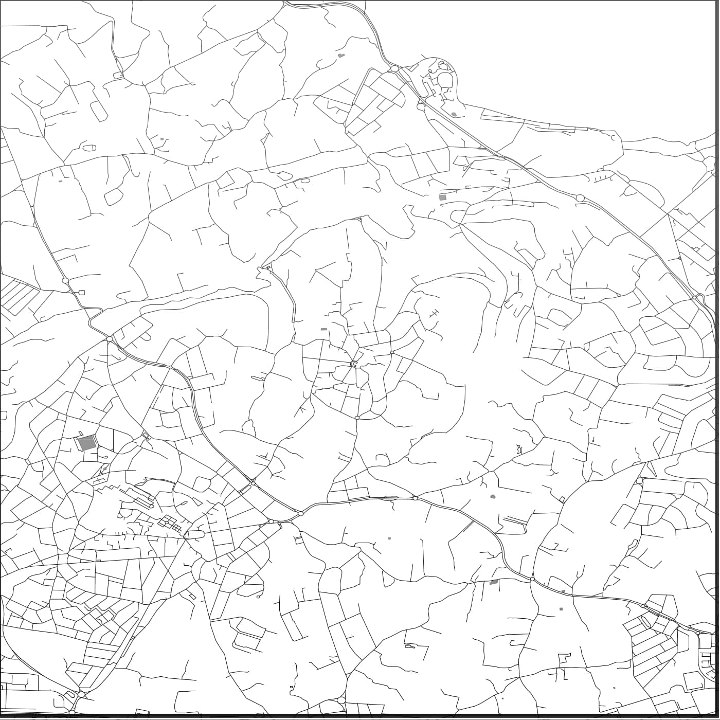 ROAD MAP OF GHARGHUR, MALTA BY MAPBAKES