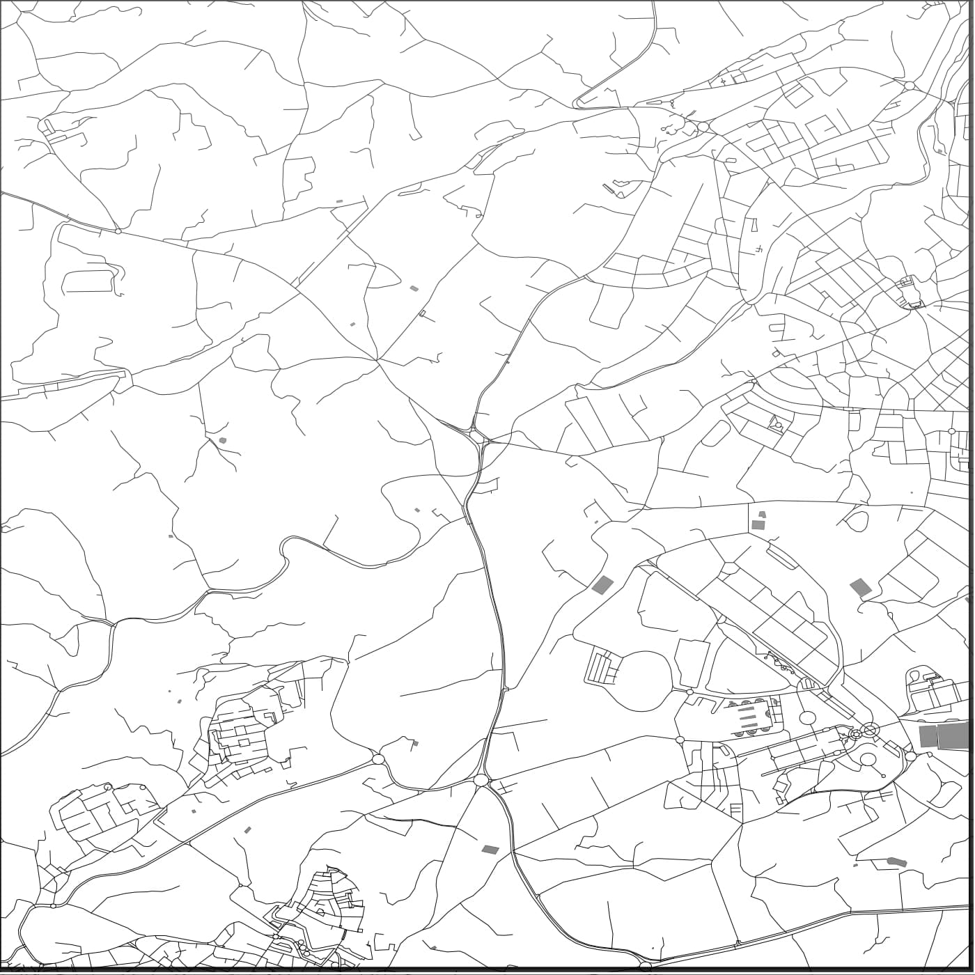 ROAD MAP OF IL QATTARA, MALTA BY MAPBAKES