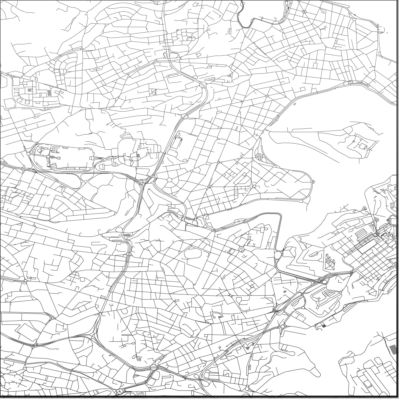 ROAD MAP OF IMSIDA, MALTA BY MAPBAKES