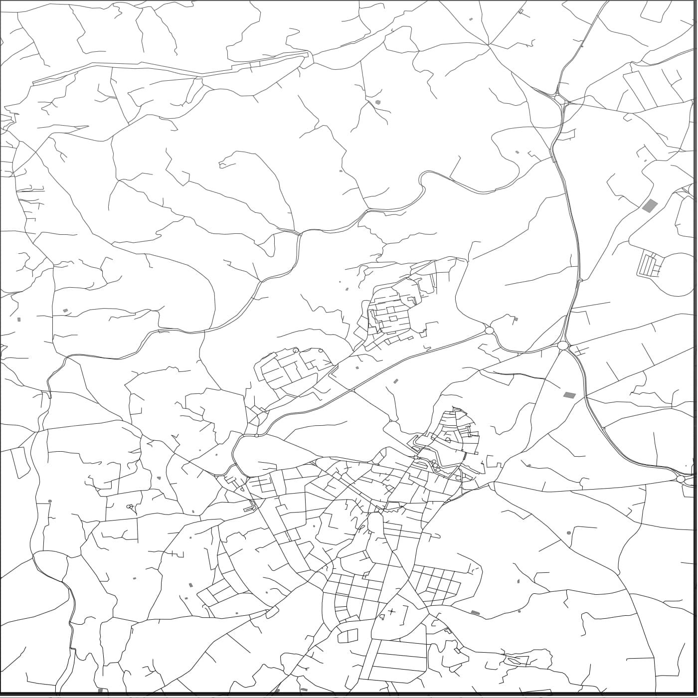 ROAD MAP OF IMTARFA, MALTA BY MAPBAKES
