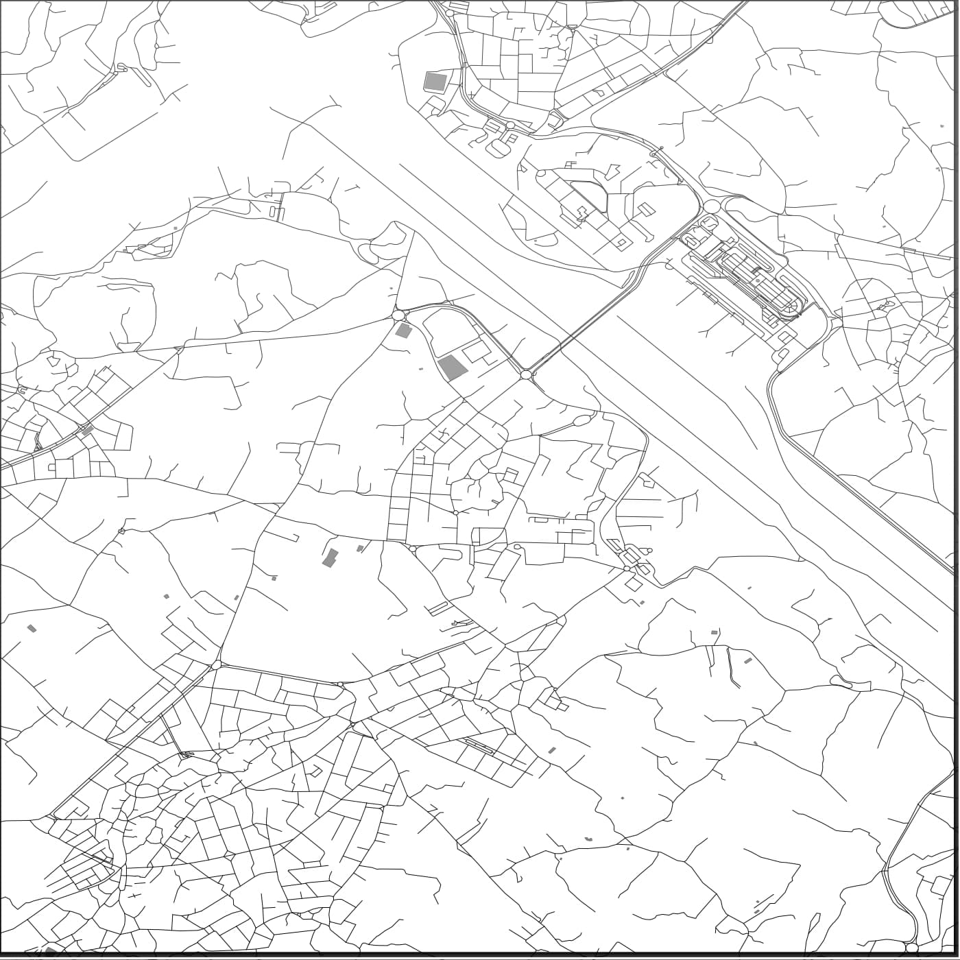 ROAD MAP OF KIRKOP, MALTA BY MAPBAKES