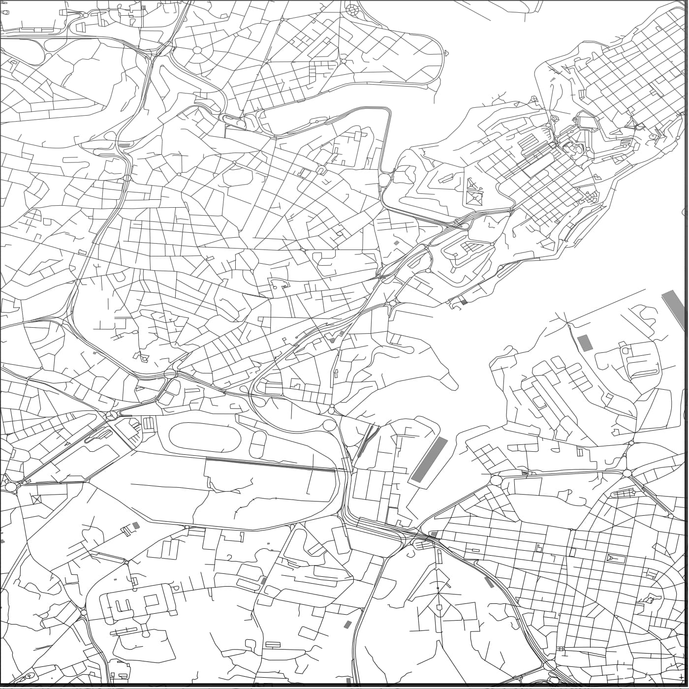 ROAD MAP OF MARSA, MALTA BY MAPBAKES