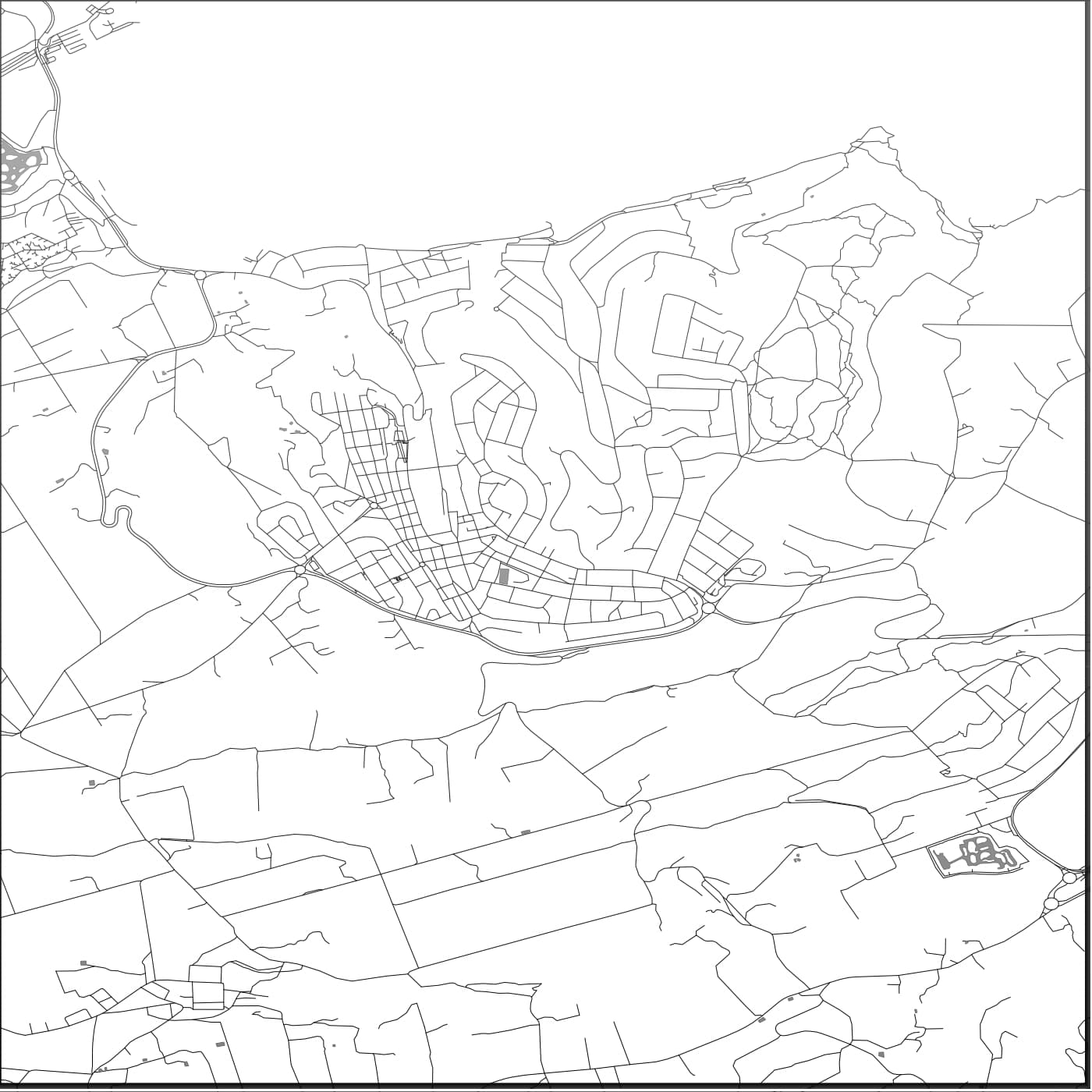 ROAD MAP OF MELLIEHA, MALTA BY MAPBAKES