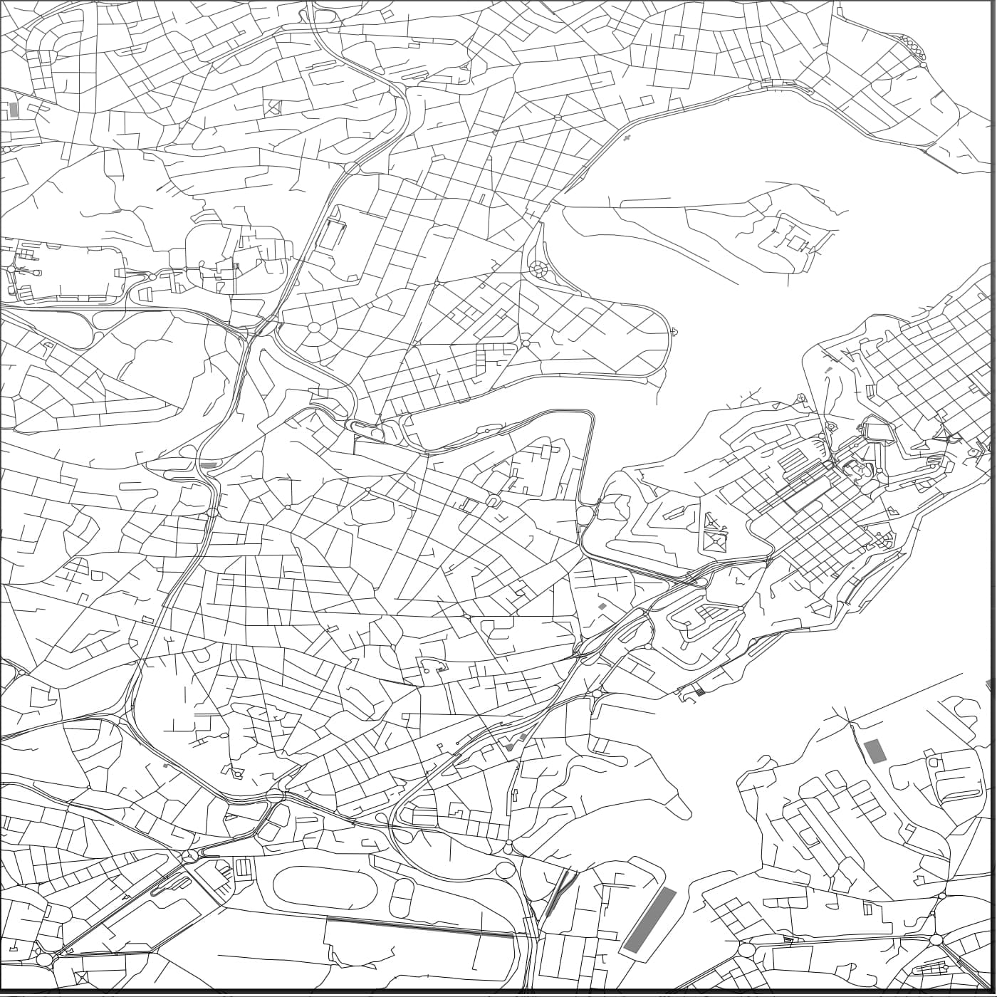 ROAD MAP OF PIETA, MALTA BY MAPBAKES