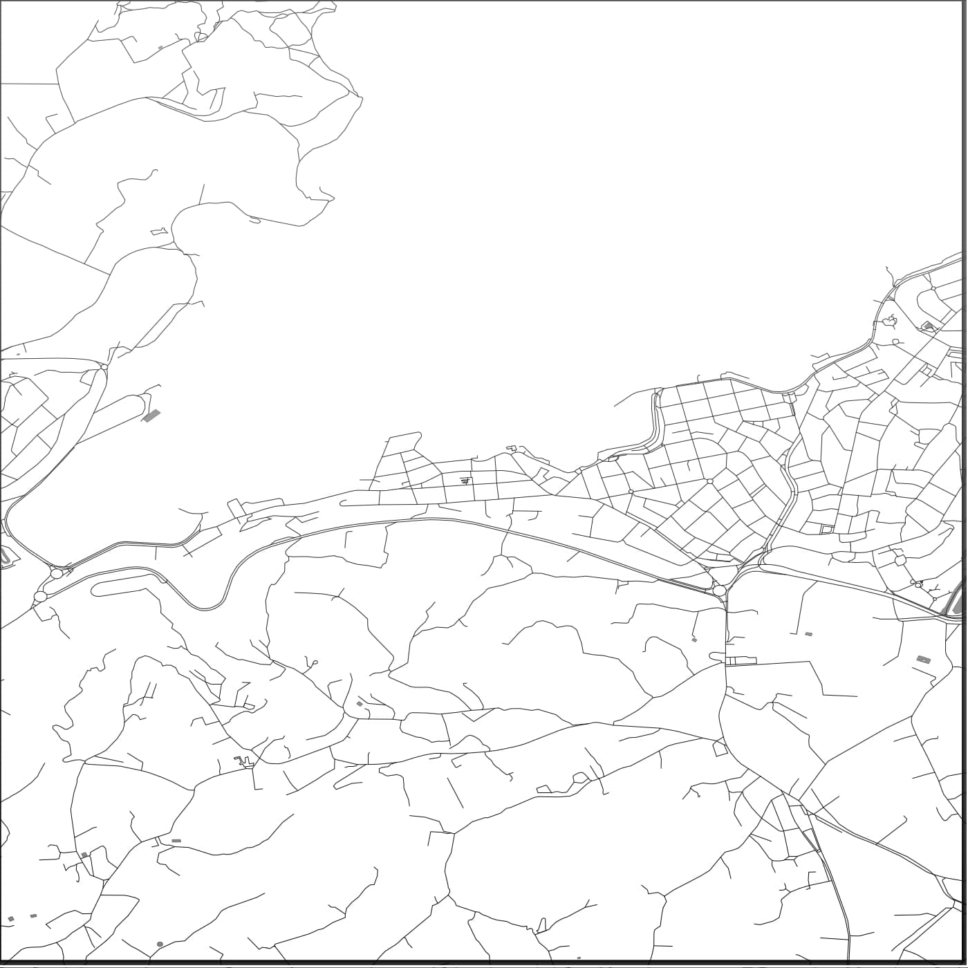 ROAD MAP OF SAINT PAULS BAY, MALTA BY MAPBAKES