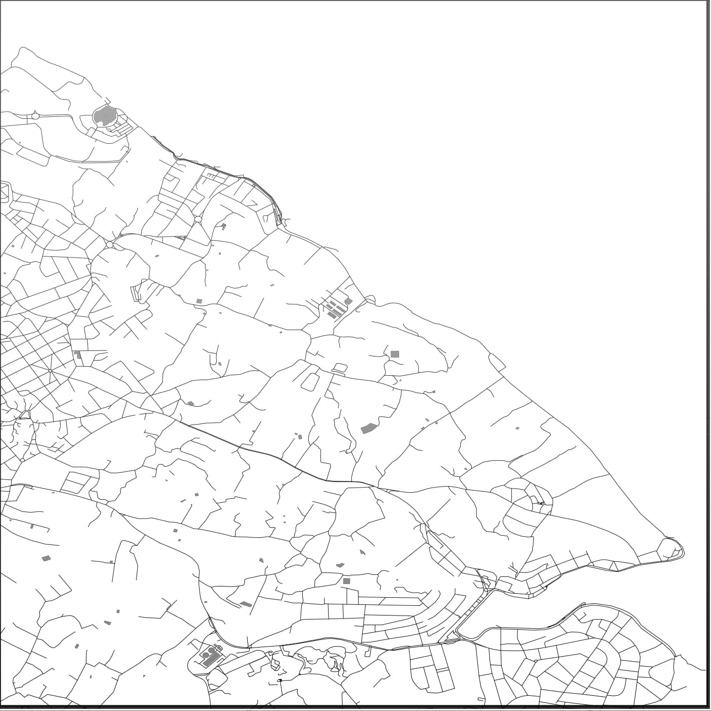 ROAD MAP OF SAN LEONARDO, MALTA BY MAPBAKES