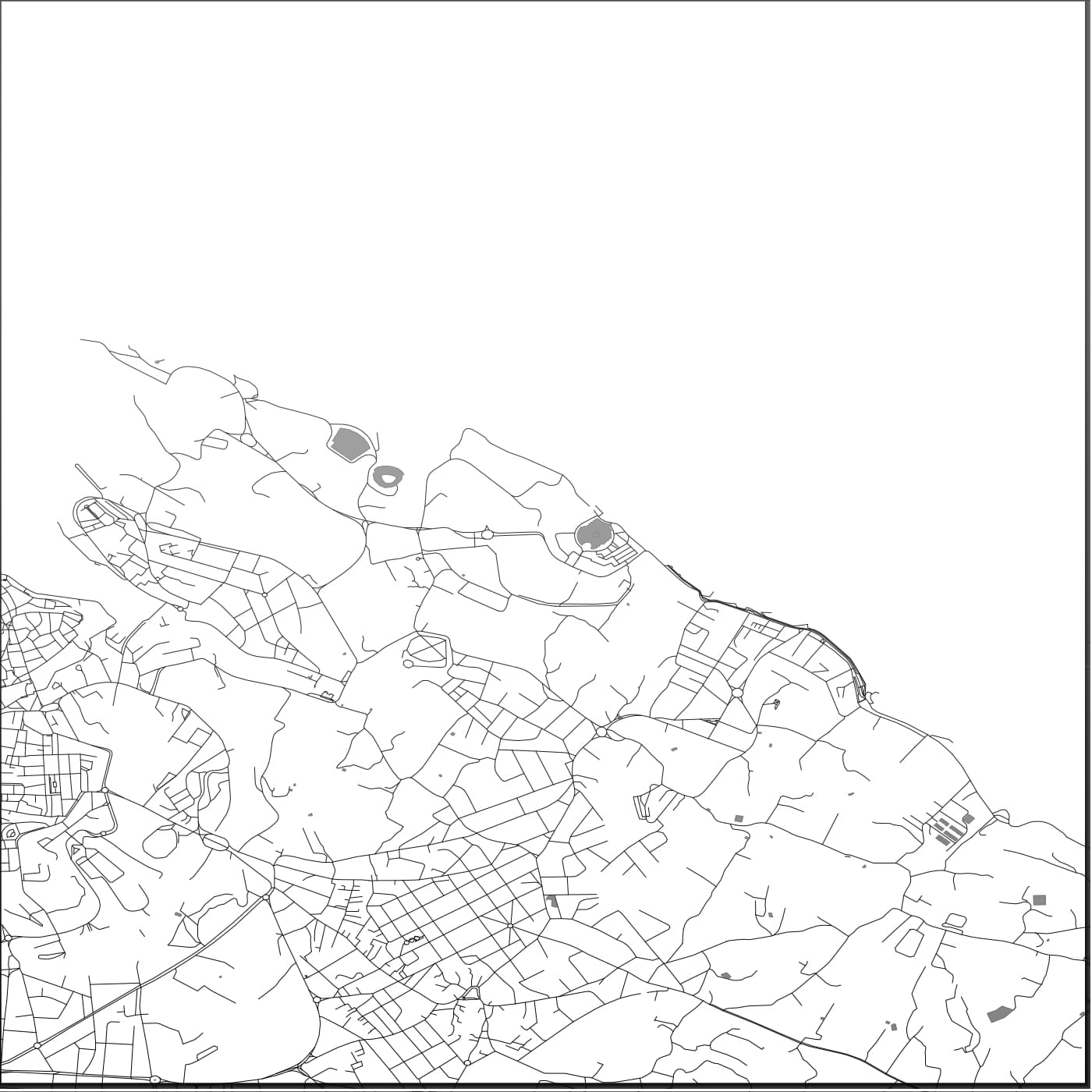 ROAD MAP OF SANTU ROKKU, MALTA BY MAPBAKES