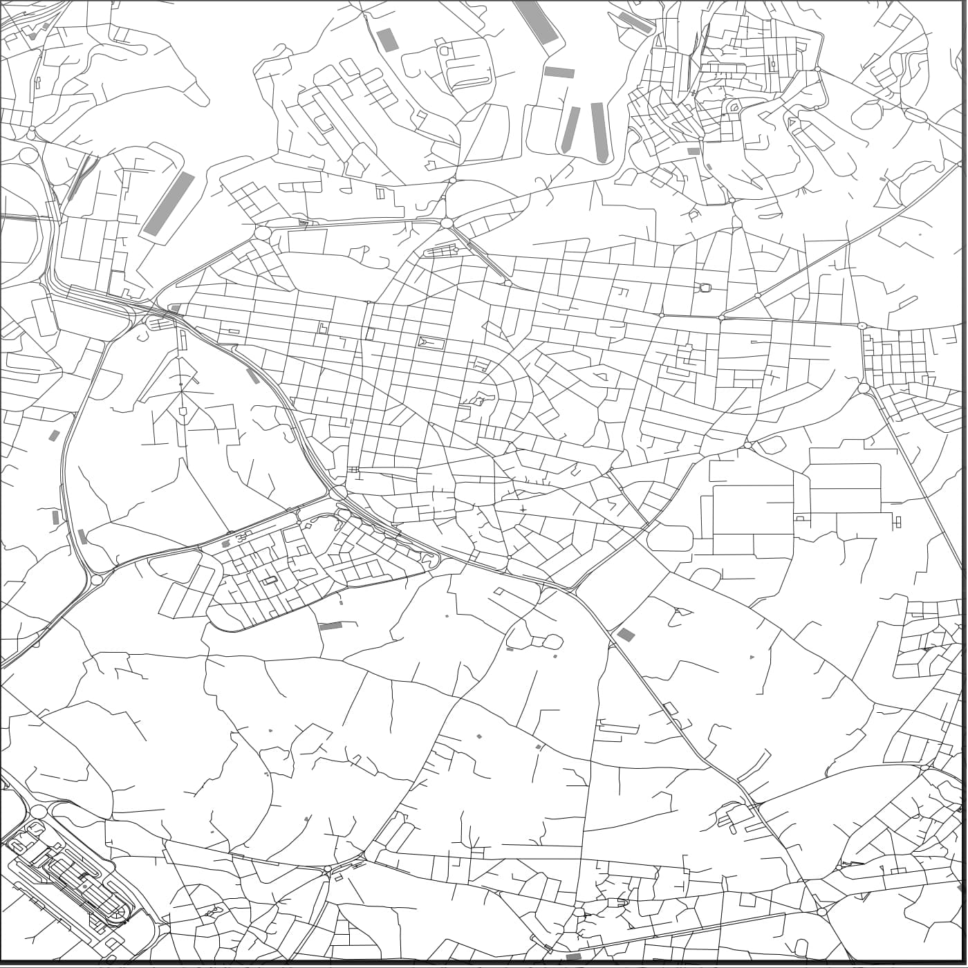 ROAD MAP OF TARXIEN, MALTA BY MAPBAKES
