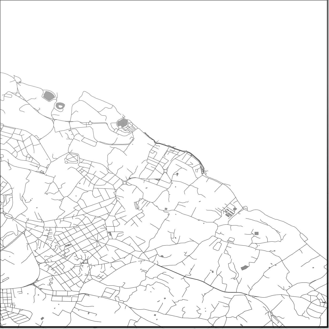 ROAD MAP OF XGHAJRA, MALTA BY MAPBAKES