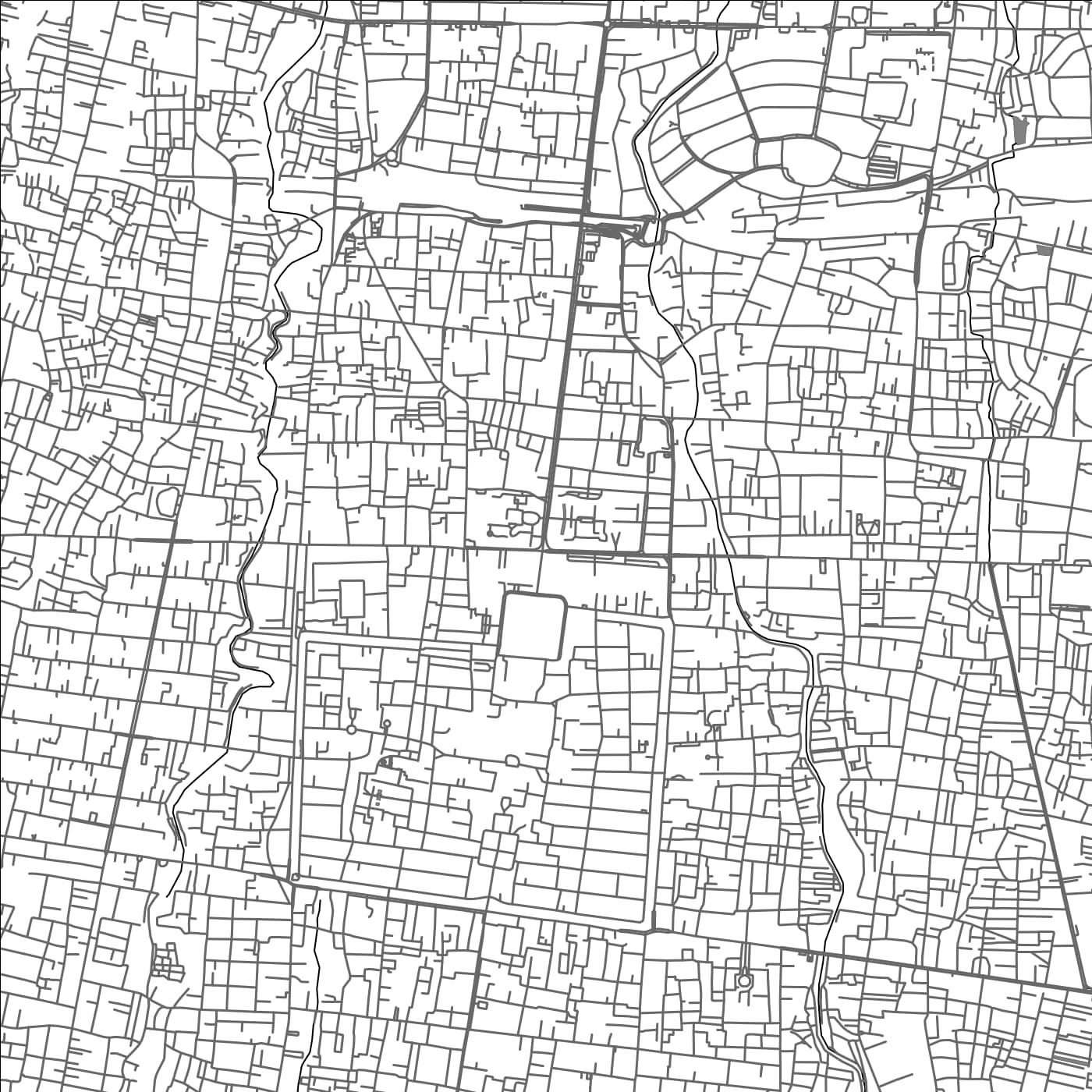 ROAD MAP OF YOGYAKARTA, INDONESIA BY MAPBAKES