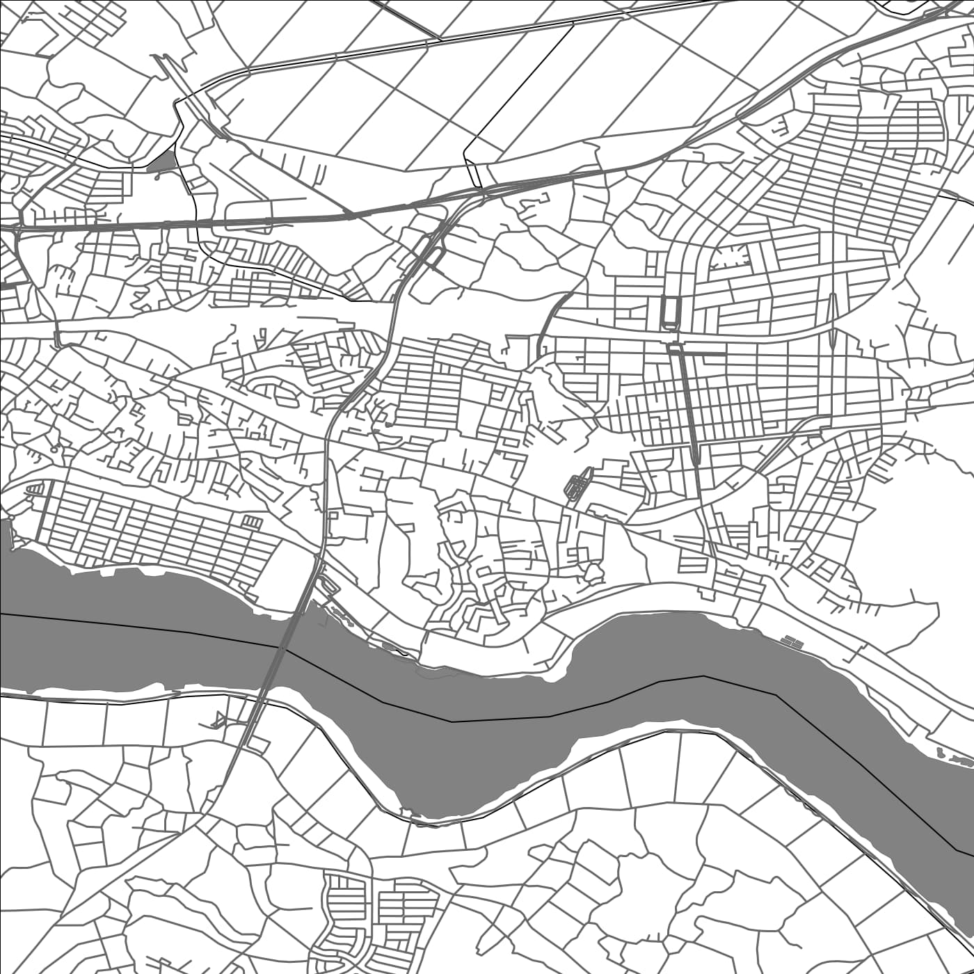 ROAD MAP OF ABIKO, JAPAN BY MAPBAKES
