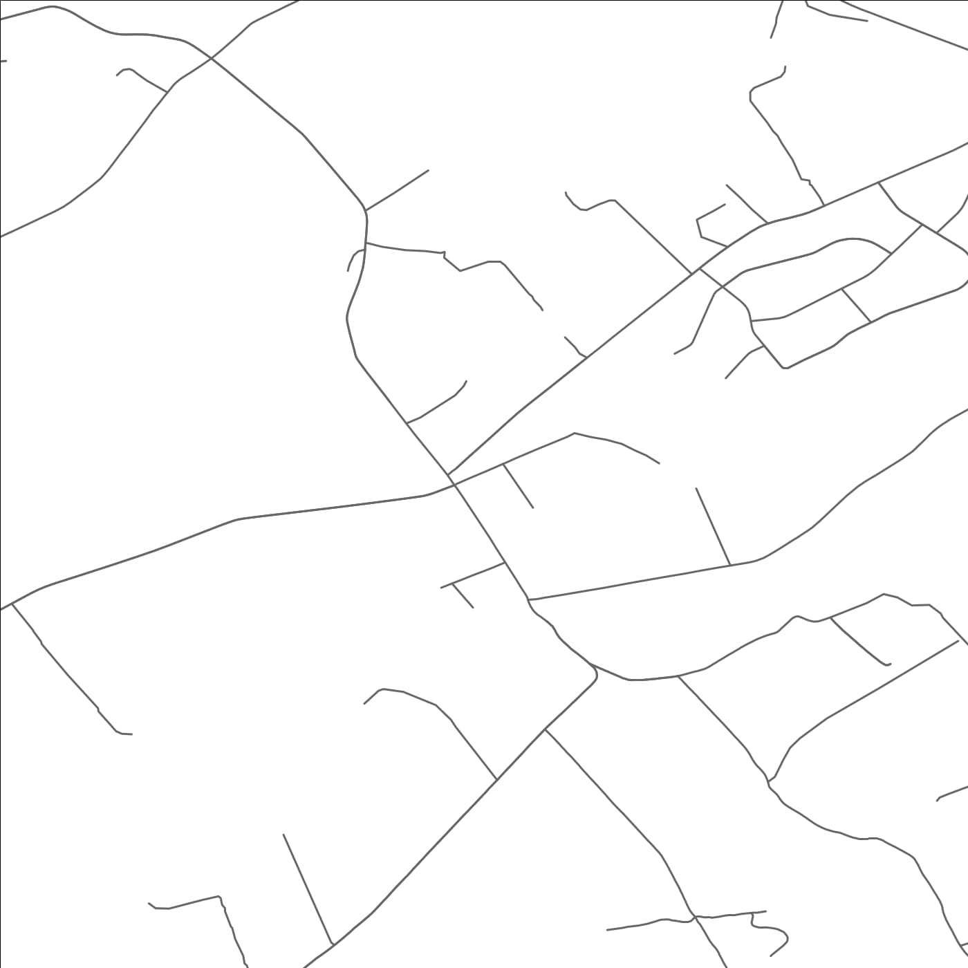 ROAD MAP OF ASBURY, NEW JERSEY BY MAPBAKES