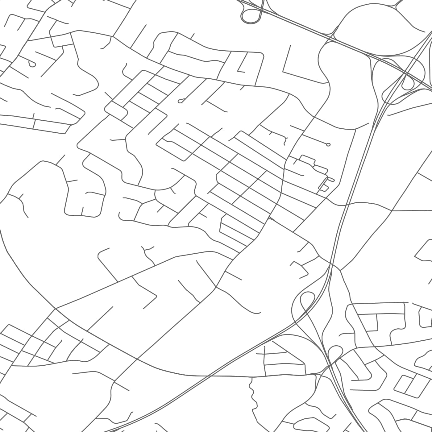 ROAD MAP OF CEDAR KNOLLS, NEW JERSEY BY MAPBAKES