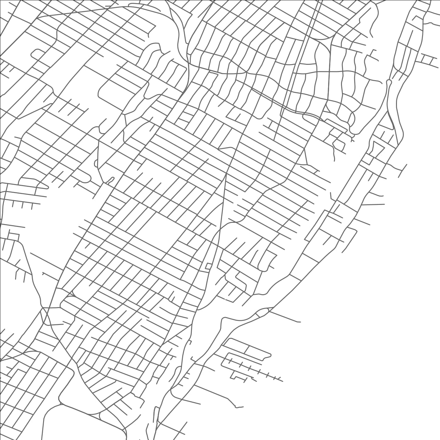 ROAD MAP OF CLIFFSIDE PARK, NEW JERSEY BY MAPBAKES
