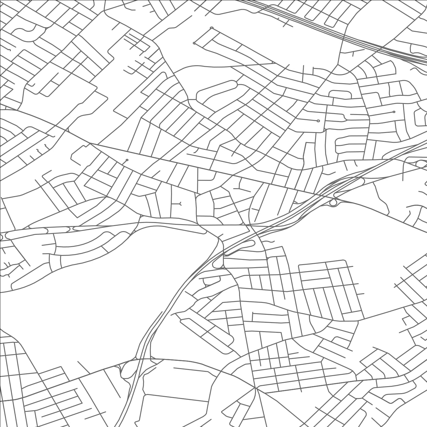 ROAD MAP OF CONNECTICUT FARMS, NEW JERSEY BY MAPBAKES