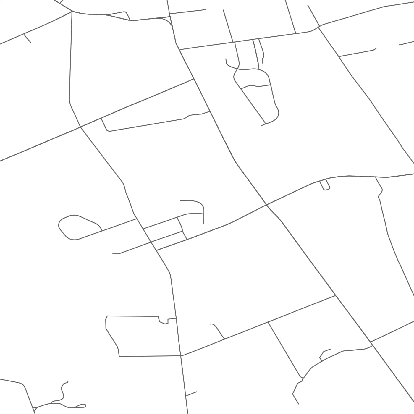 ROAD MAP OF CREAM RIDGE, NEW JERSEY BY MAPBAKES