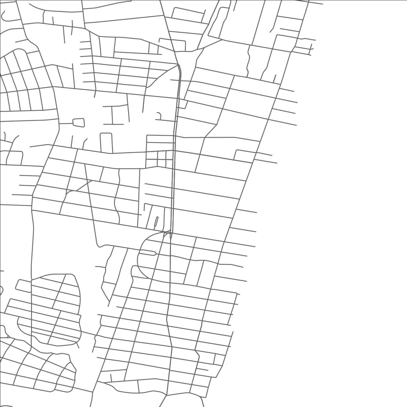ROAD MAP OF DEAL, NEW JERSEY BY MAPBAKES