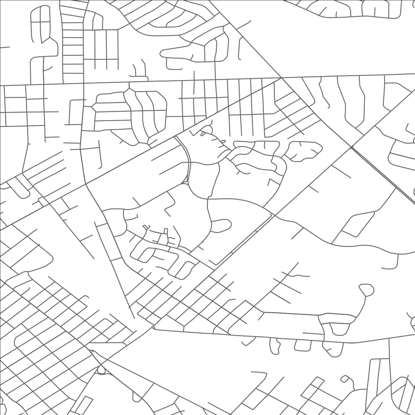 ROAD MAP OF ECHELON, NEW JERSEY BY MAPBAKES