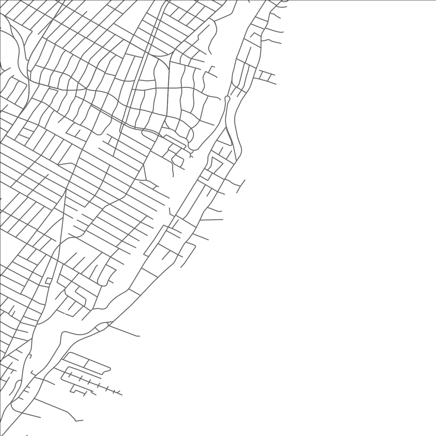 ROAD MAP OF EDGEWATER, NEW JERSEY BY MAPBAKES