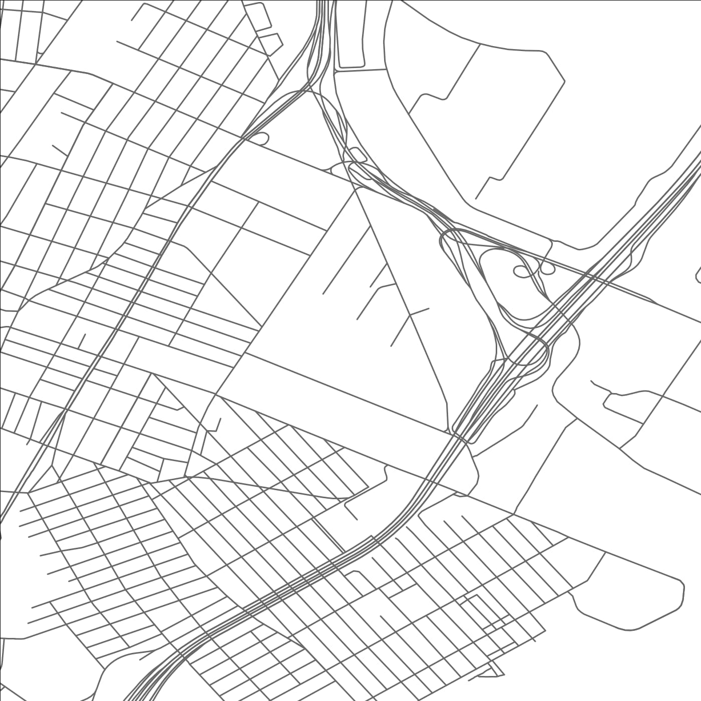 ROAD MAP OF ELIZABETH, NEW JERSEY BY MAPBAKES
