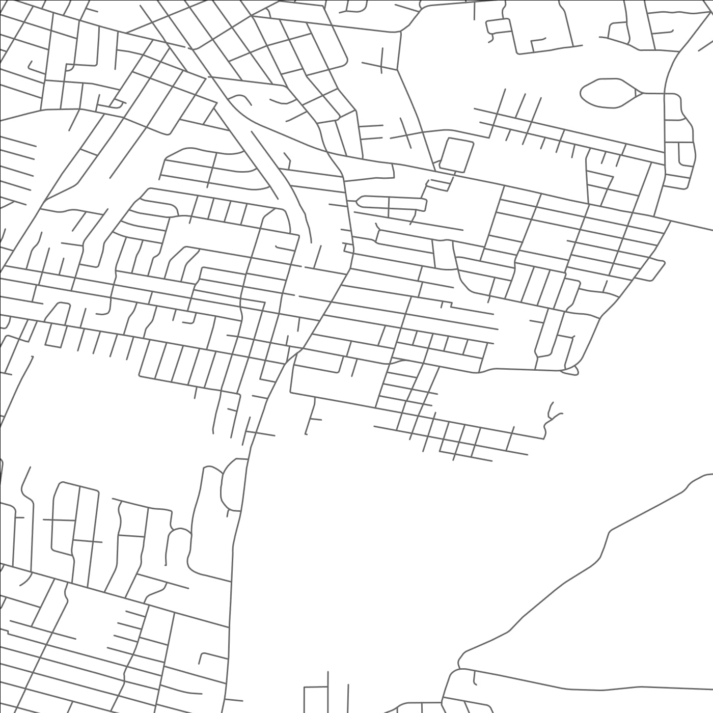 ROAD MAP OF EMERSON, NEW JERSEY BY MAPBAKES