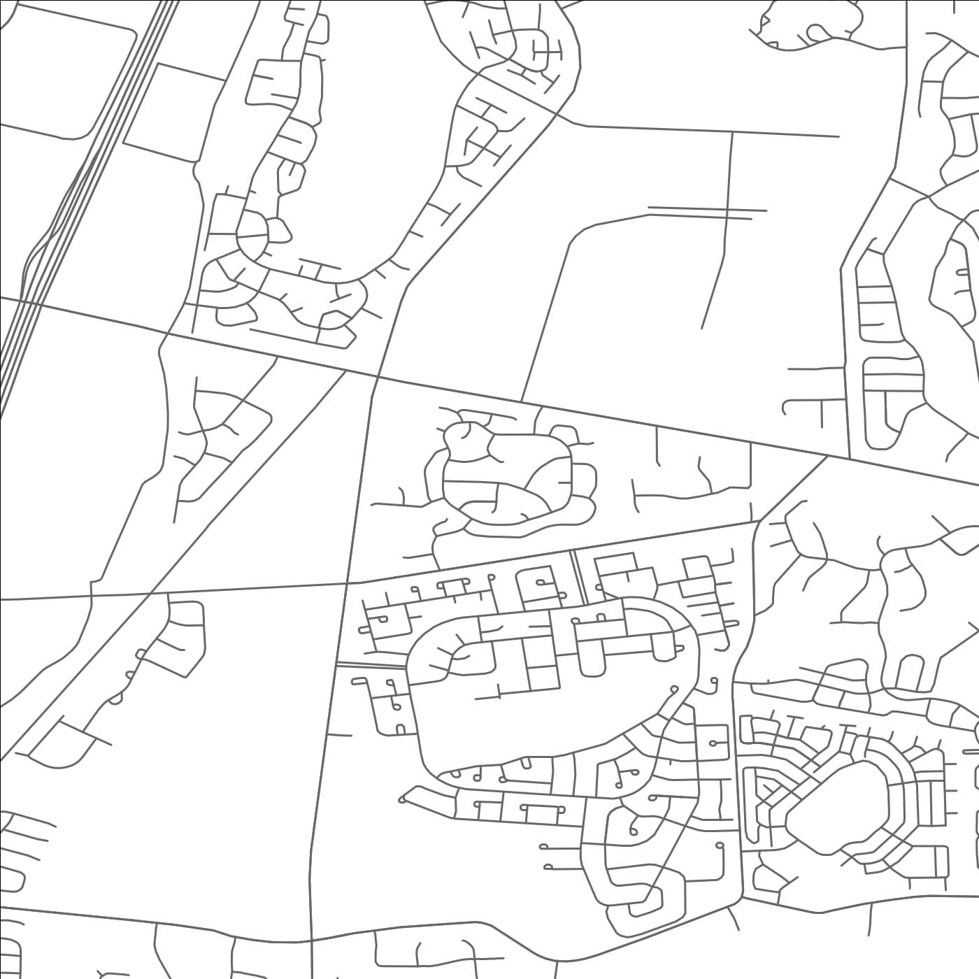 ROAD MAP OF ENCORE AT MONROE, NEW JERSEY BY MAPBAKES
