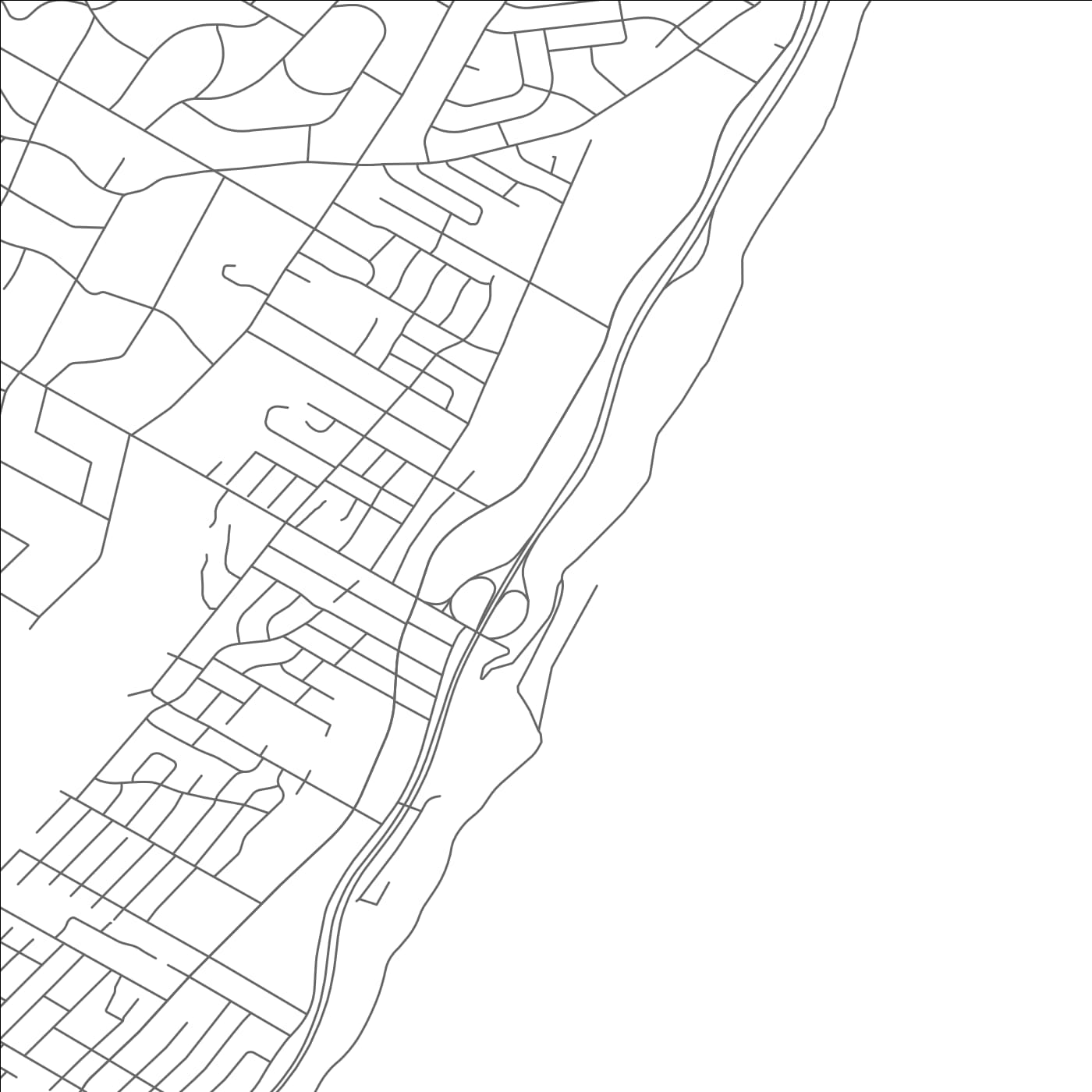 ROAD MAP OF ENGLEWOOD CLIFFS, NEW JERSEY BY MAPBAKES