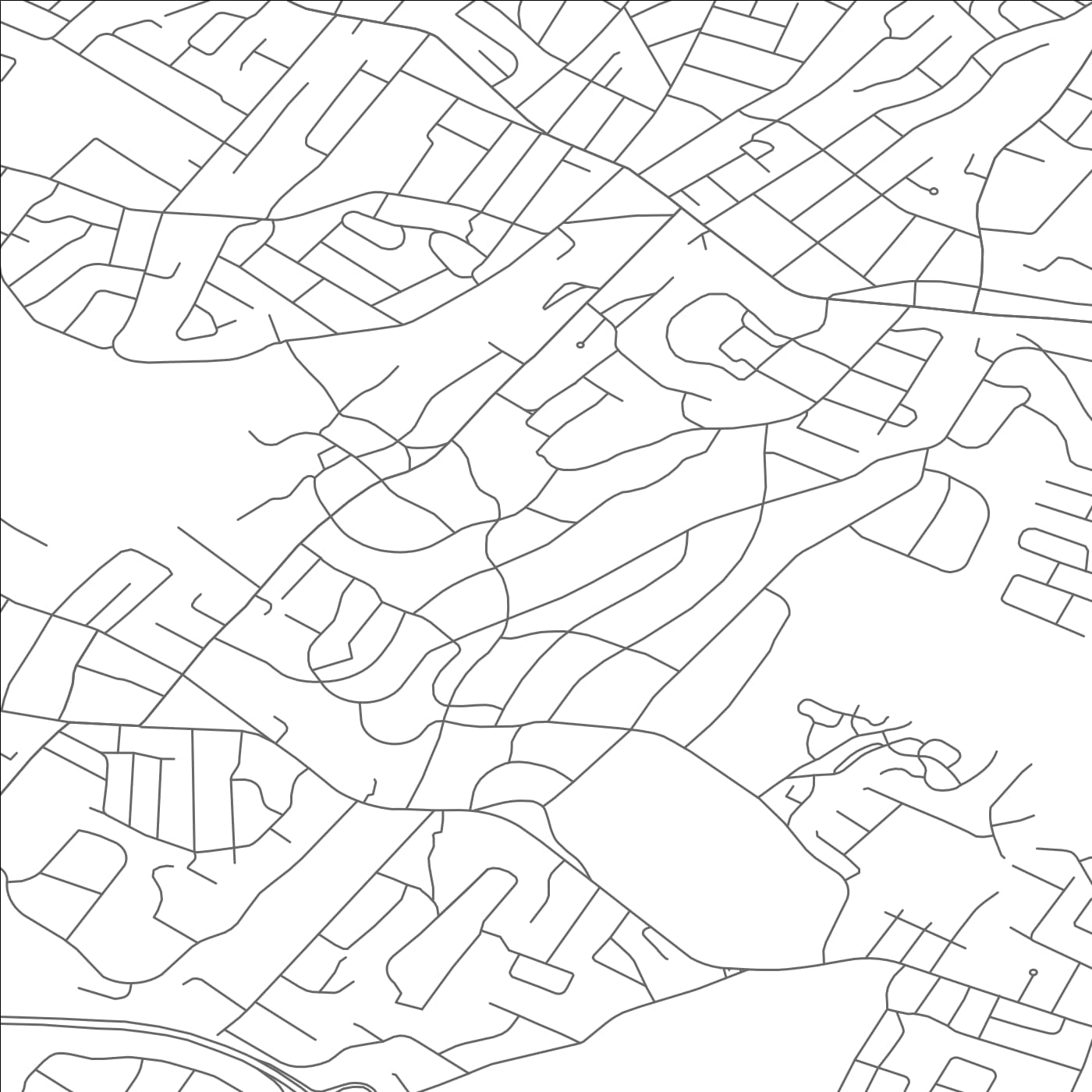 ROAD MAP OF ESSEX FELLS, NEW JERSEY BY MAPBAKES