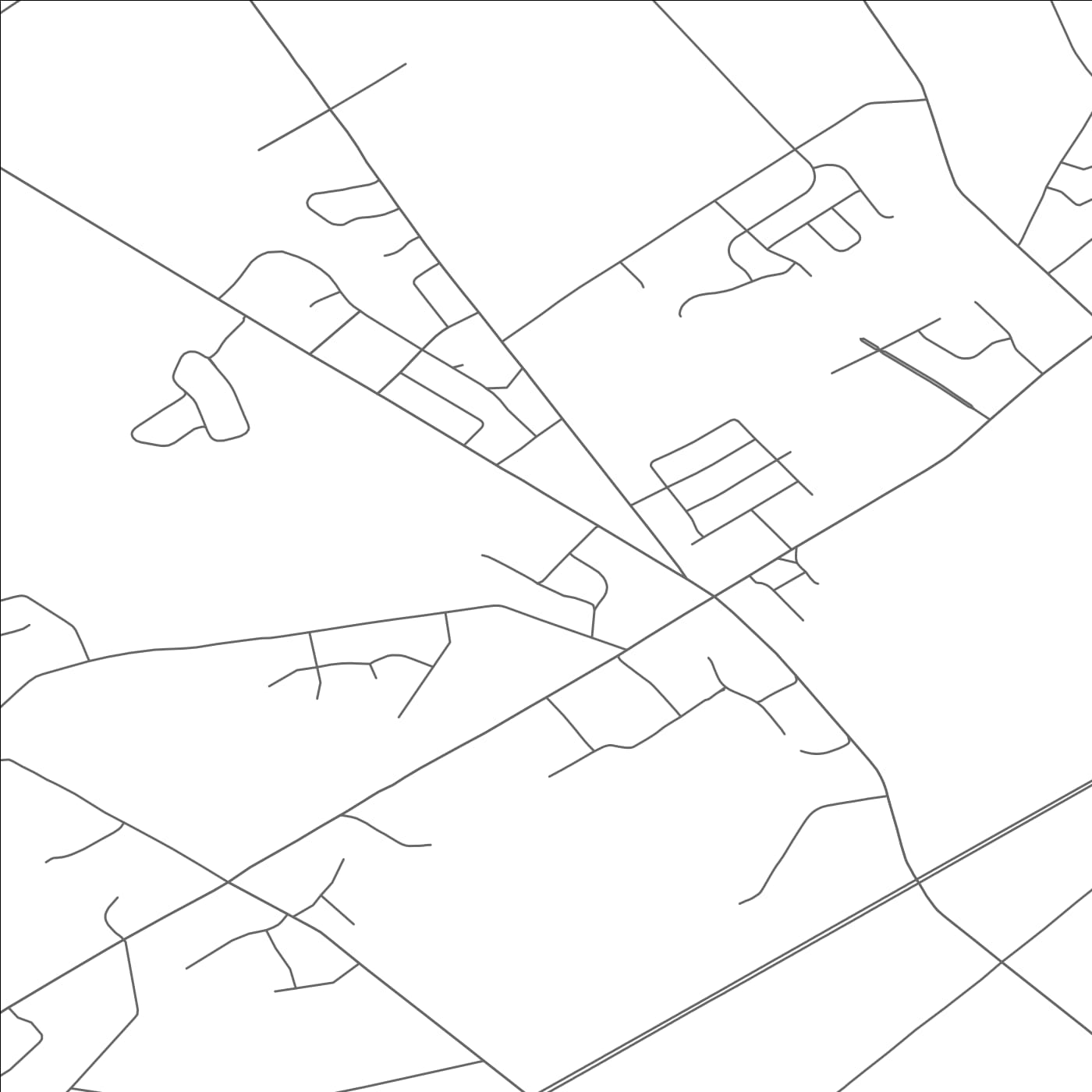 ROAD MAP OF MICKLETON, NEW JERSEY BY MAPBAKES