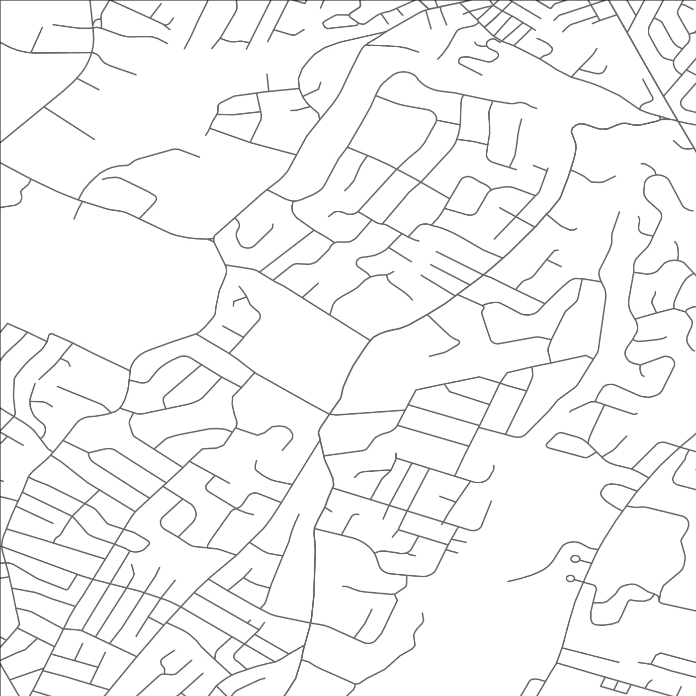 ROAD MAP OF NORTH CALDWELL, NEW JERSEY BY MAPBAKES