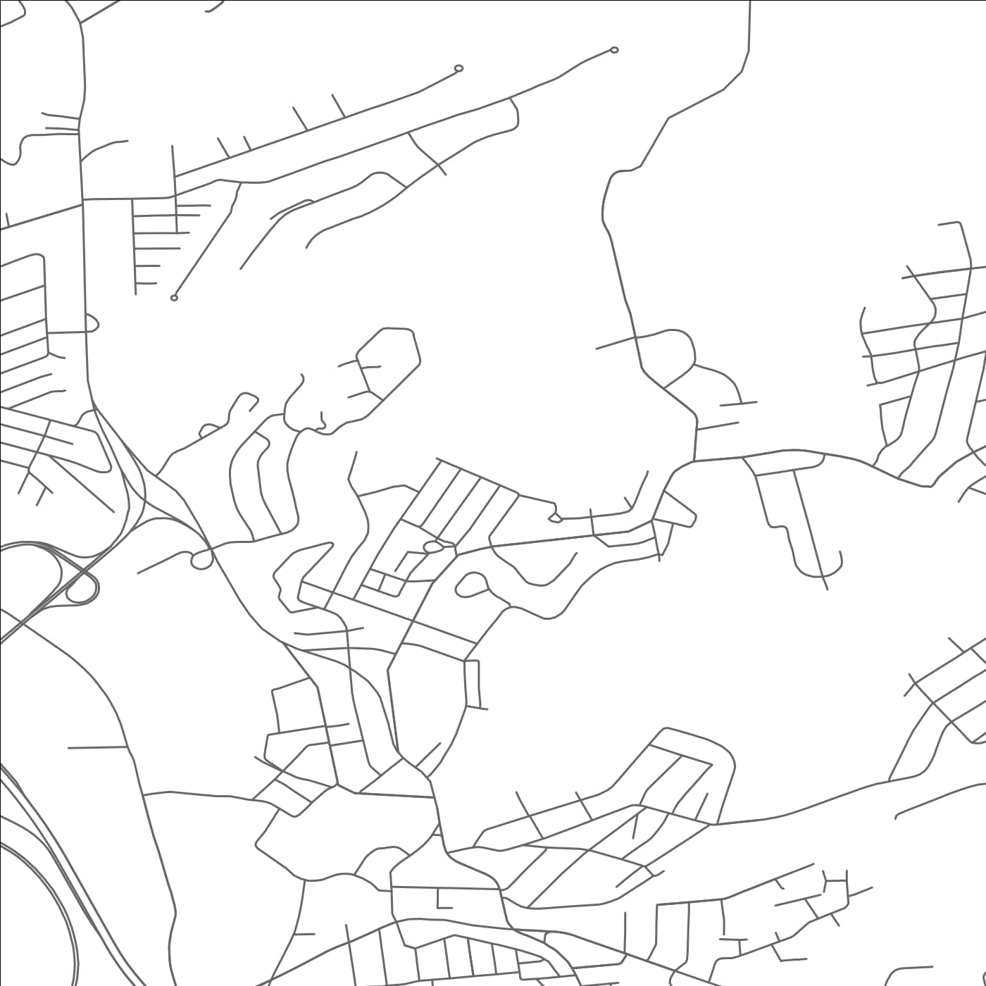 ROAD MAP OF STANHOPE, NEW JERSEY BY MAPBAKES