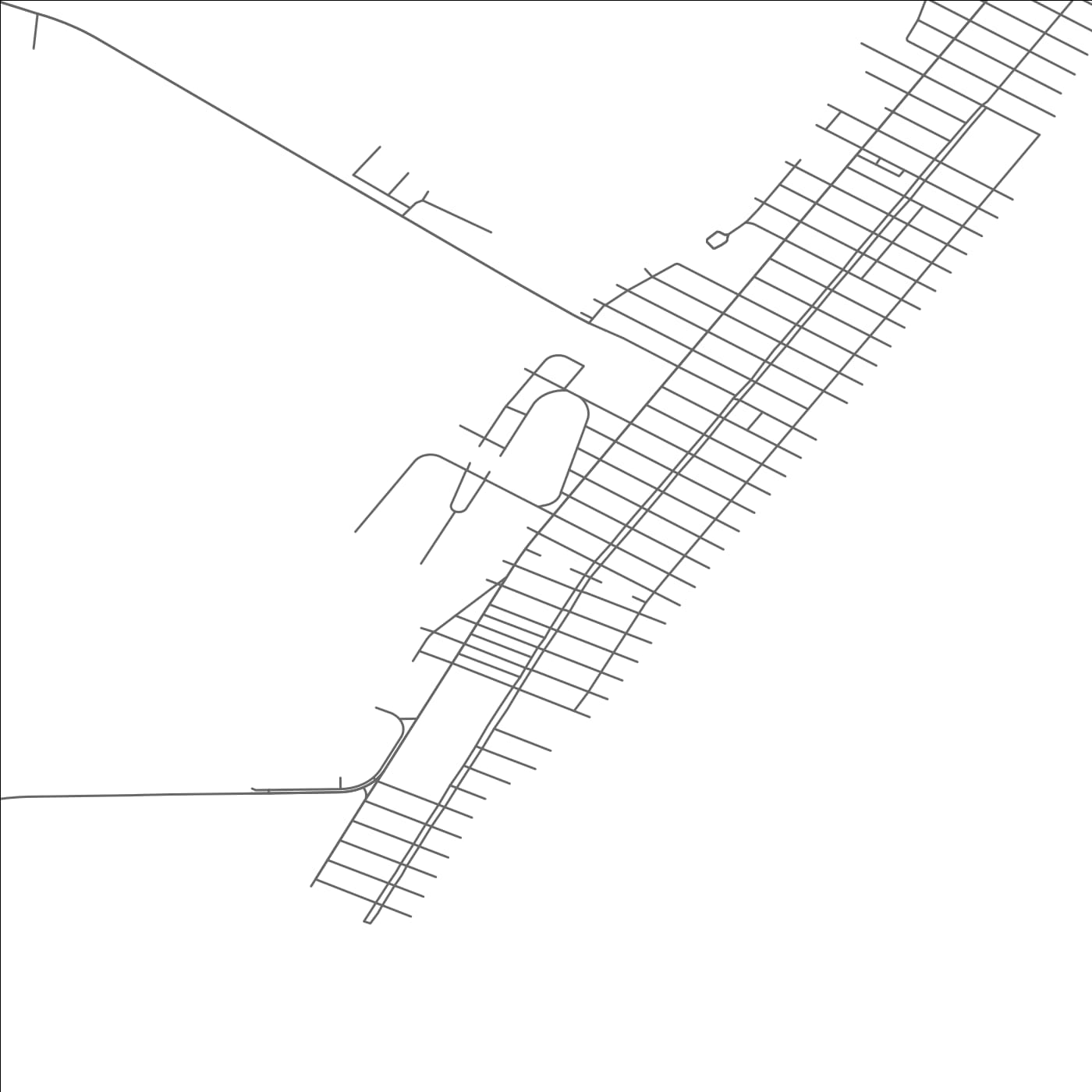 ROAD MAP OF STONE HARBOR, NEW JERSEY BY MAPBAKES