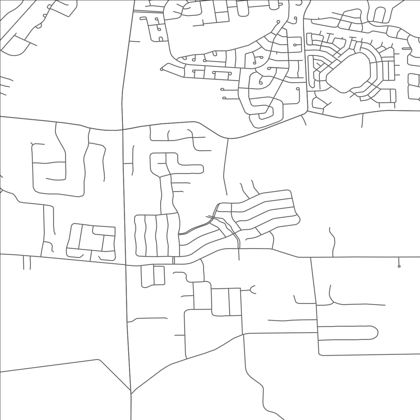 ROAD MAP OF STONEBRIDGE, NEW JERSEY BY MAPBAKES
