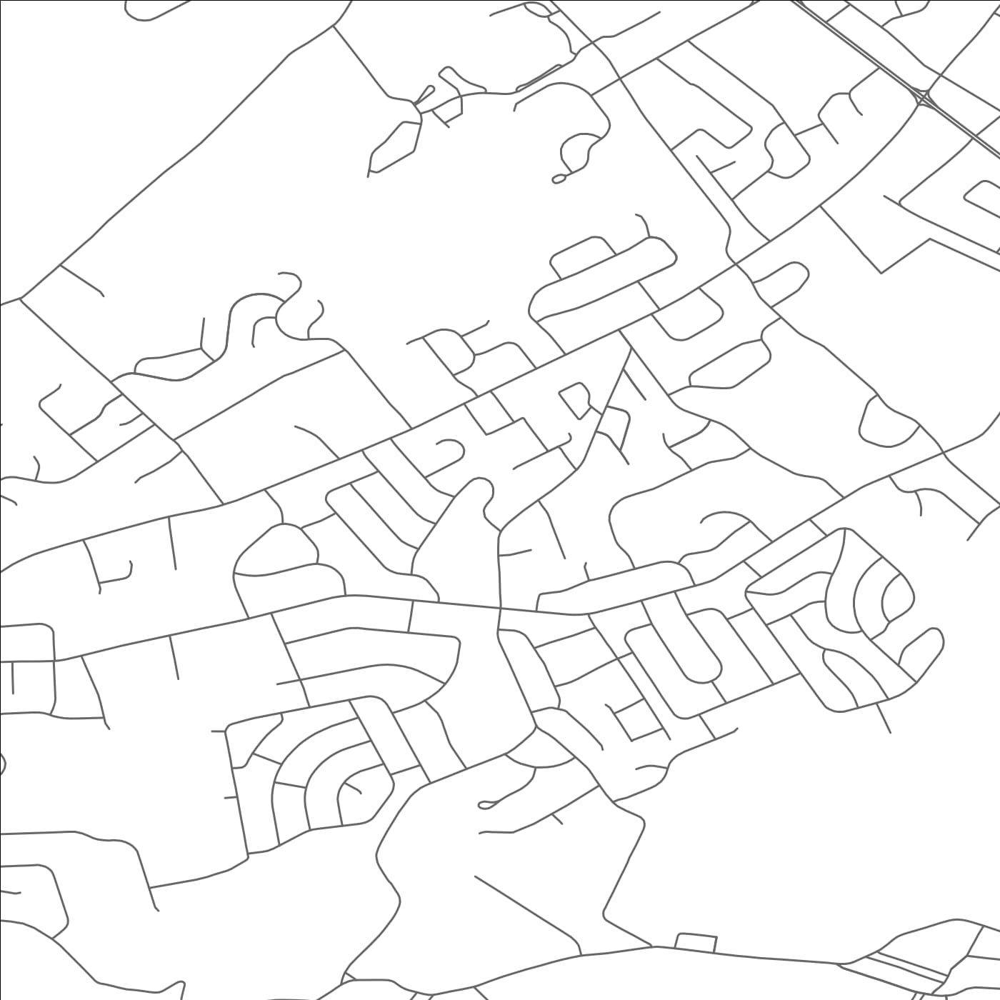 ROAD MAP OF SUCCASUNNA, NEW JERSEY BY MAPBAKES