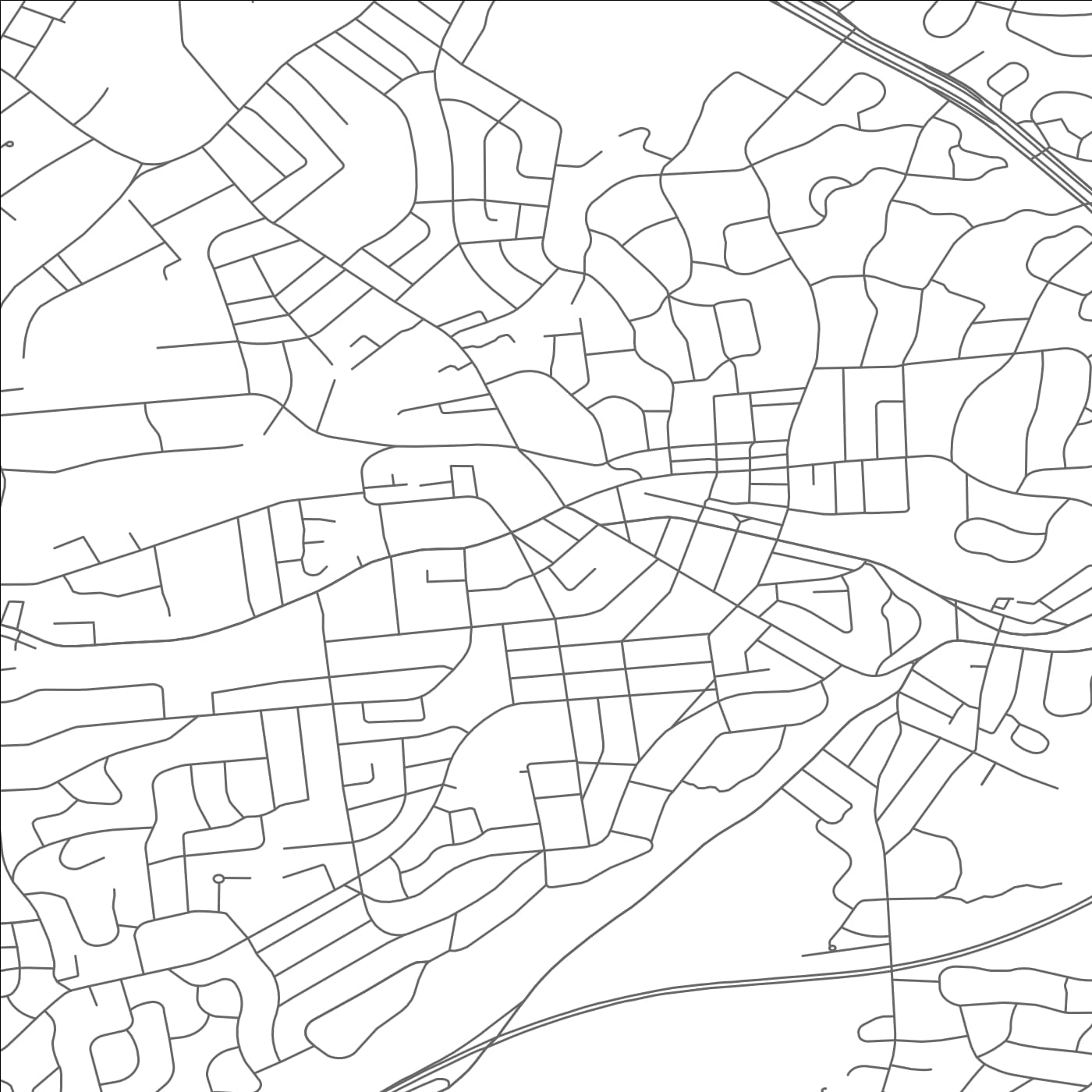 ROAD MAP OF SUMMIT, NEW JERSEY BY MAPBAKES