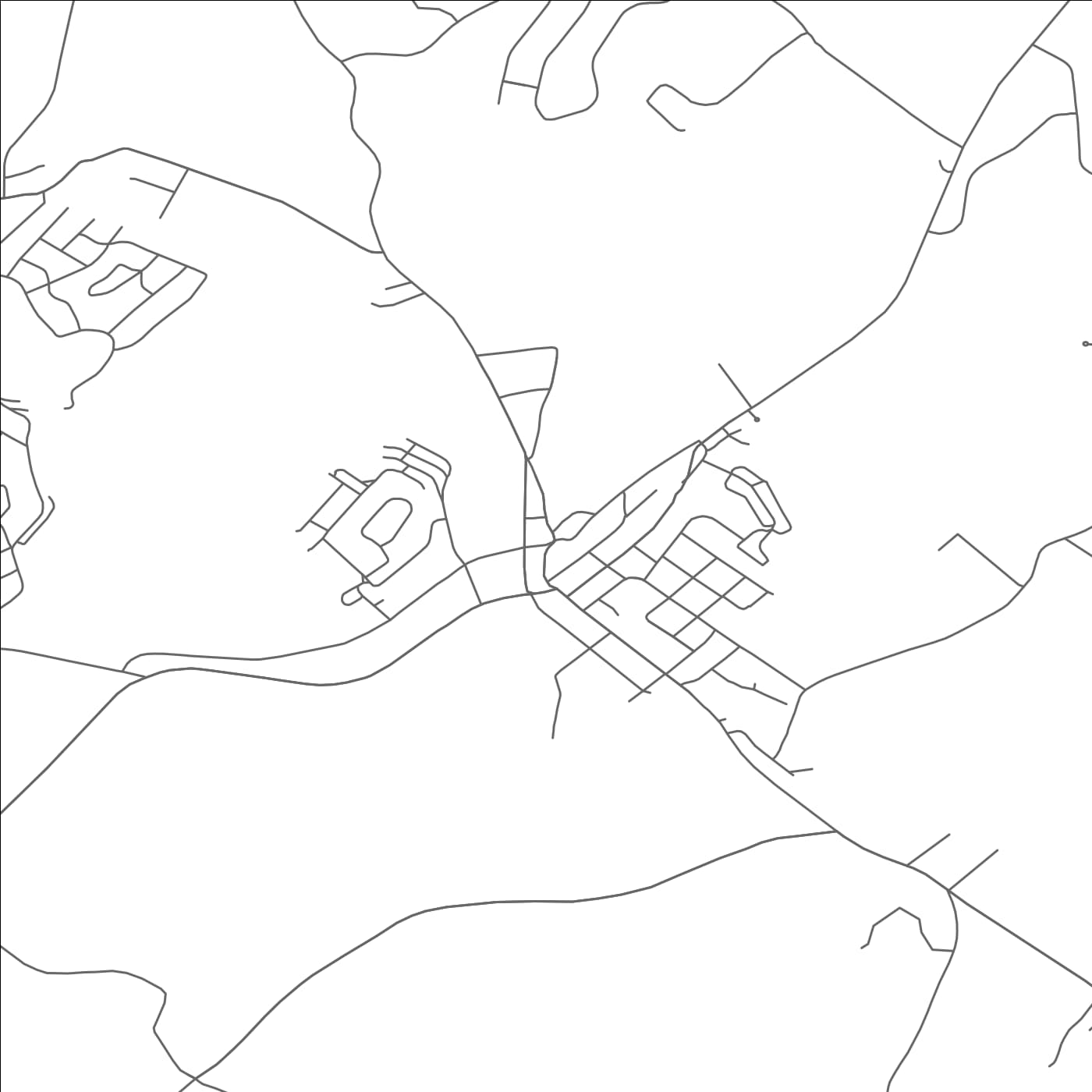 ROAD MAP OF SUSSEX, NEW JERSEY BY MAPBAKES