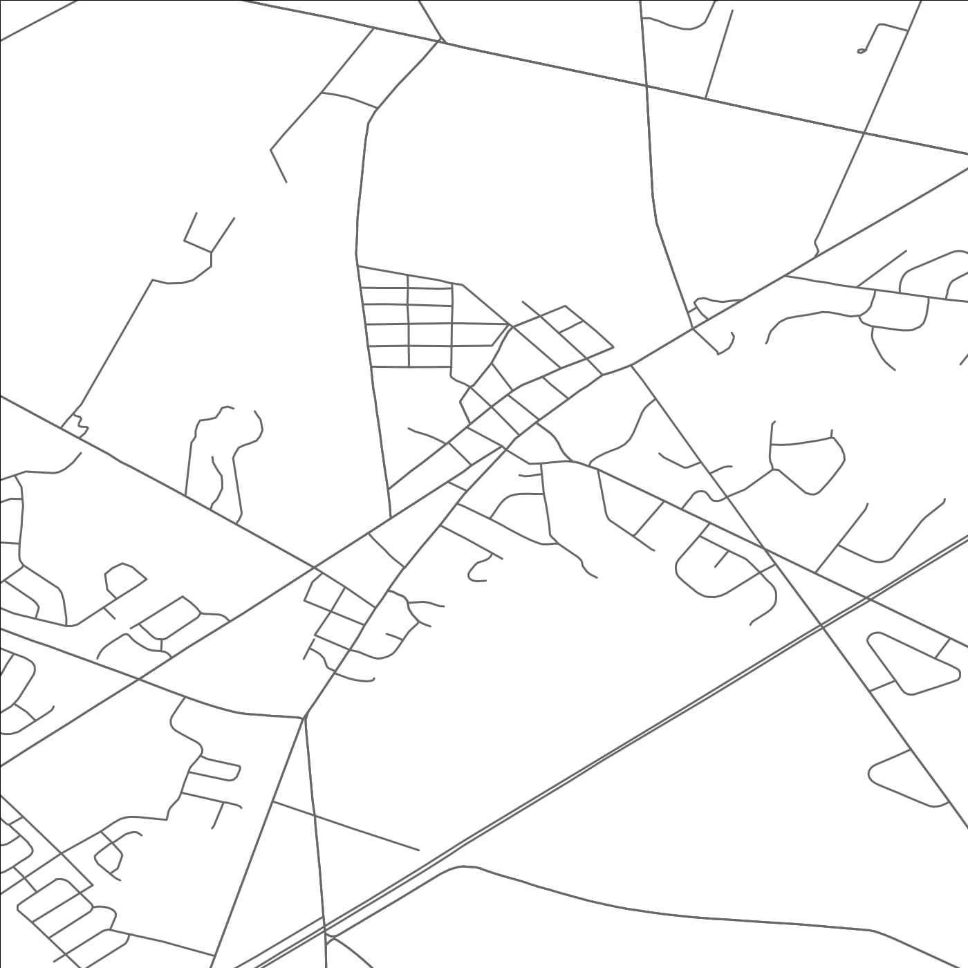 ROAD MAP OF SWEDESBORO, NEW JERSEY BY MAPBAKES