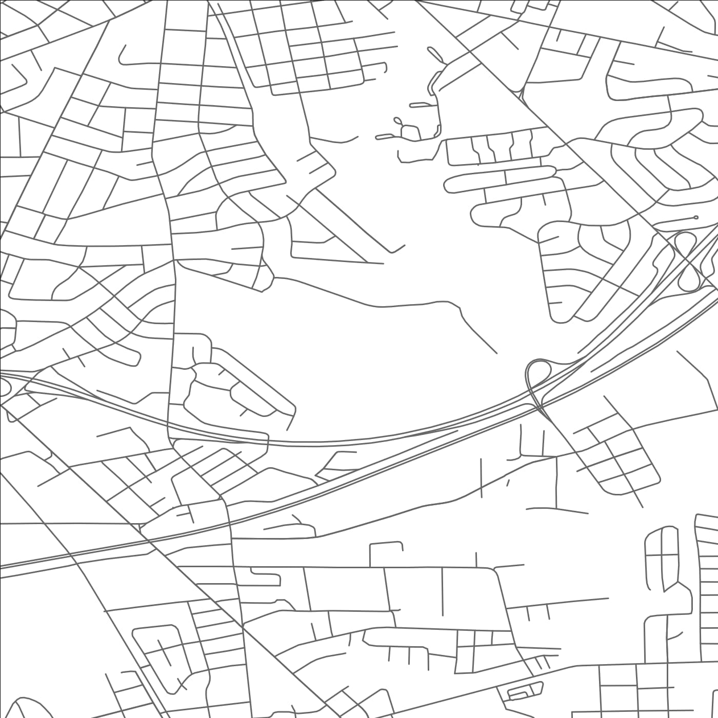 ROAD MAP OF TAVISTOCK, NEW JERSEY BY MAPBAKES